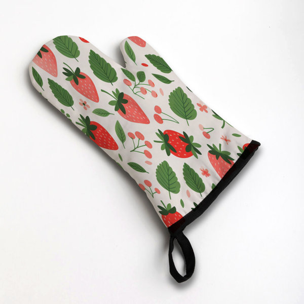 MentionedYou Clean Berry Design Oven Mitt Cotton Twill Wayfair